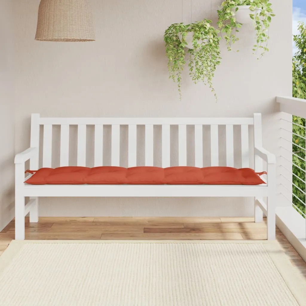 Cuscino Panca Esterno 180x50 Rosso Melange vidaXL - Comfort 7 cm - 3
