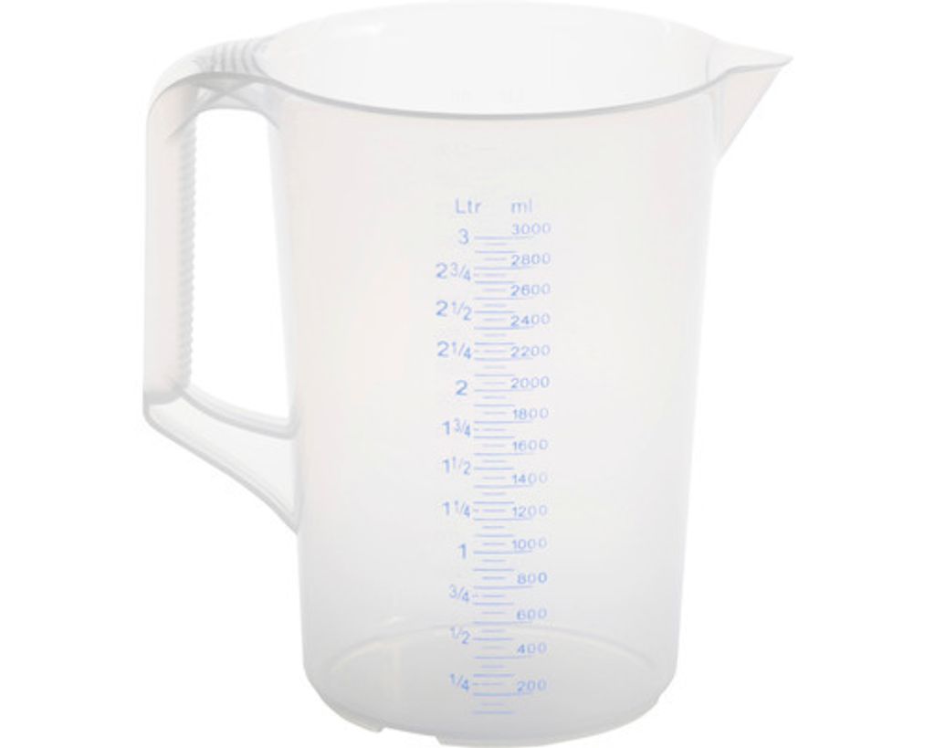 Hünersdorff Messkanne 3000ml Polypropylen Durchmesser 175 x Produktbild 