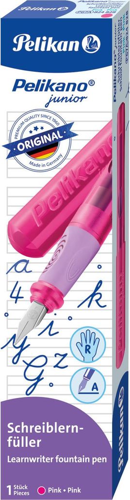 Pelikan Pelikano Junior Schreiblernfüller Rechtshä. Pink A