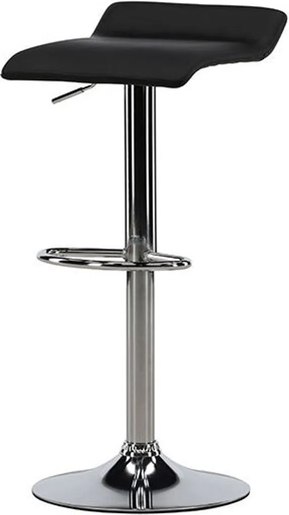 Tabouret de Comptoir Jonna Noir pour Cuisine Américaine et Salon Moderne