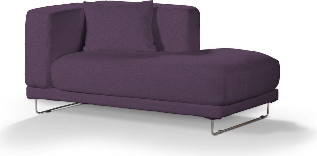 Dekoria Tylösand Recamiere rechts Sofabezug, violett, Bezug für Recamiere Tylösand rechts
