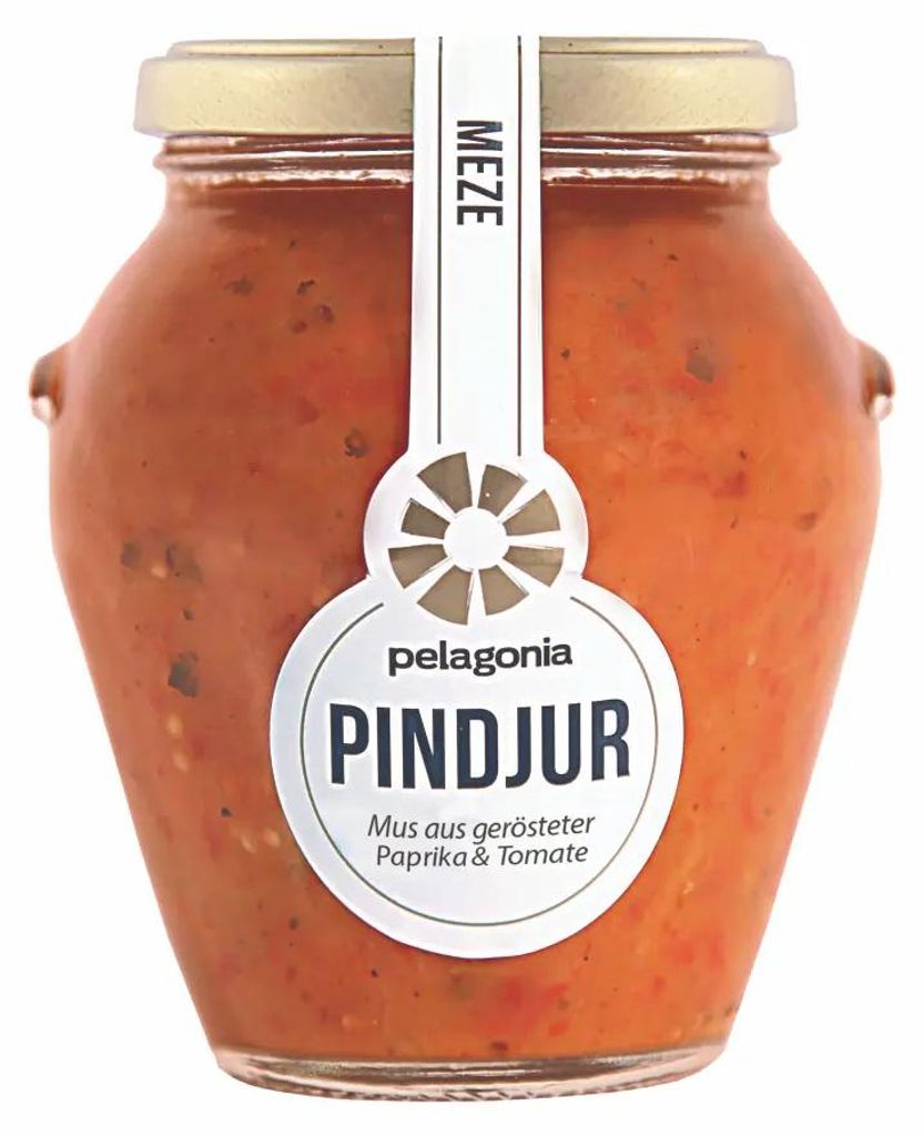 Pelagonia Pindjur pečené papriky a rajčatové pyré 314g Obrázek produktu 