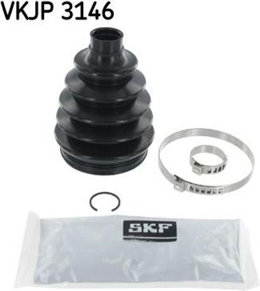 SKF VKJP3146 Manschettensatz, Antriebswelle OE 392413336R kompatibel mit Mito, Dokker, Lodgy, Fiorino, Grande Punto, Idea, Punto, Qubo, Musa, Astra...
