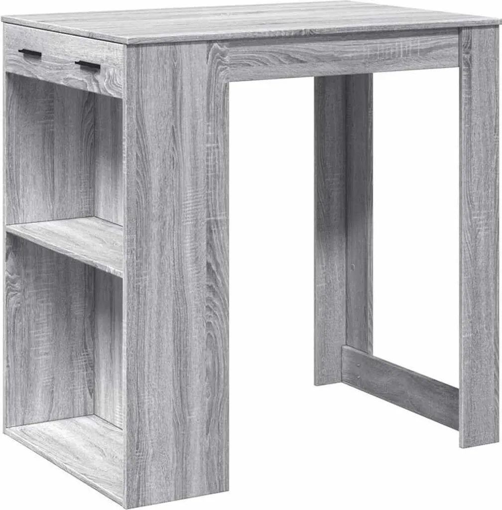vidaXL Tavolo da Bar Grigio Sonoma 102x70x103,5 cm | Arredo Cucina