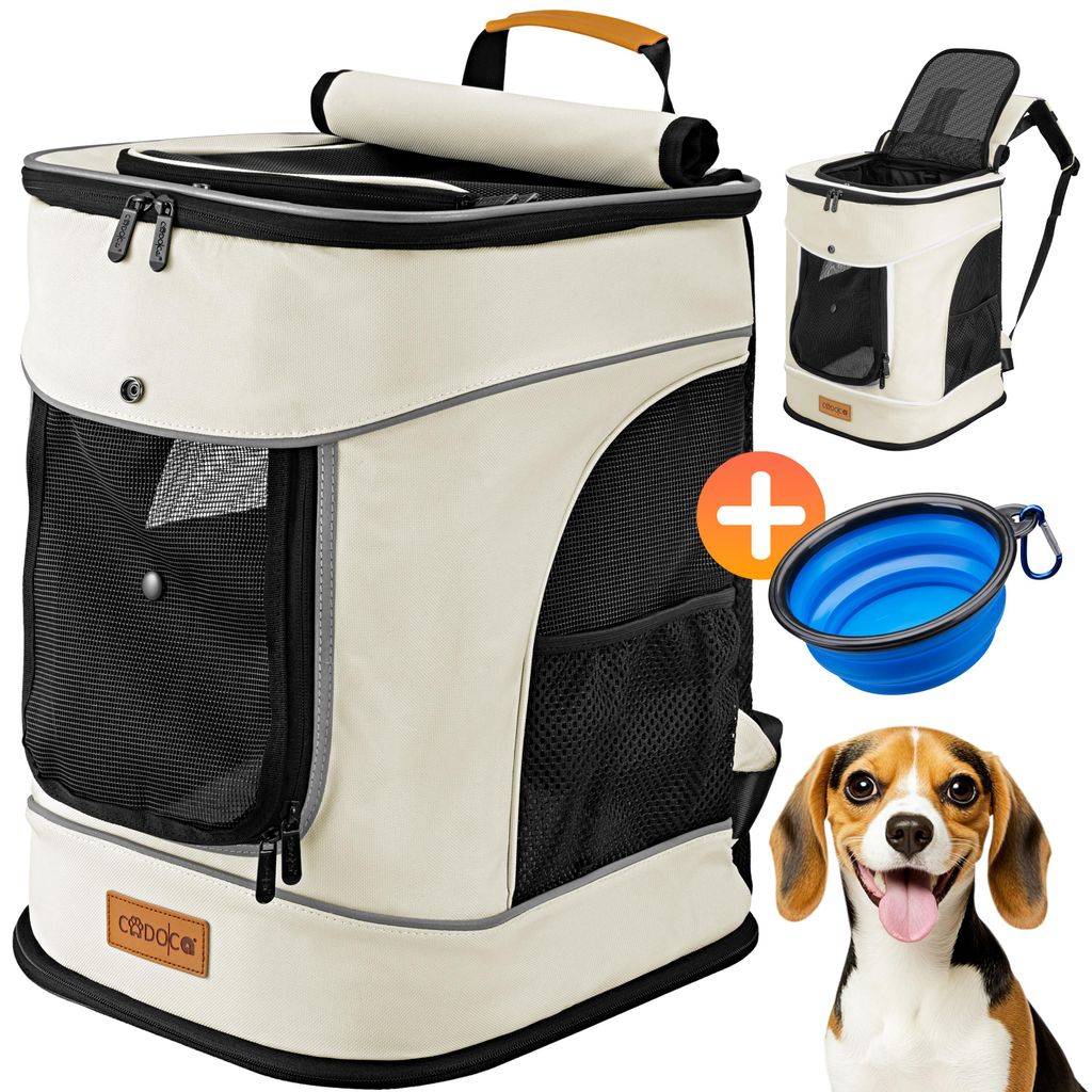 Zaino per animali domestici CADOCA® fino a 12 kg, cinghie Immagine del prodotto 