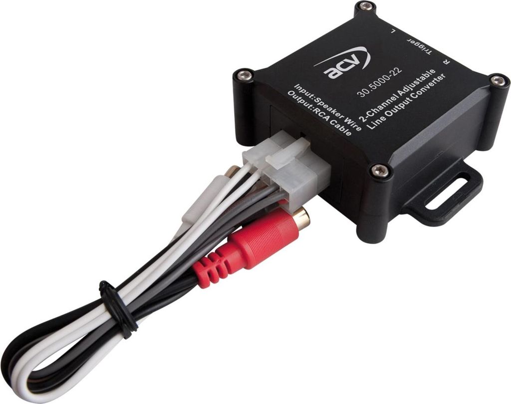 High-Low Adapter 2-Kanal Premium mit Remote 150W RMS max. Produktbild 