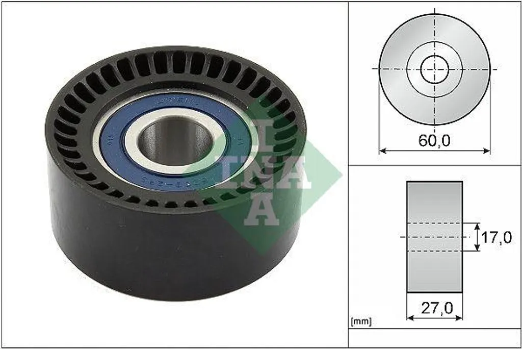 Galet de Renvoi Distribution Volvo S90 V60 XC40 - INA 532 0747 10 Neuf