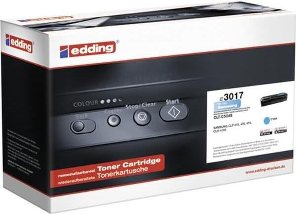 Edding Toner für Samsung CLT-C504S CLP-415N CLP-415NW CLX-4195FN CLX-4195FW