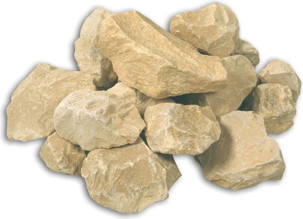 Bruchstein Gelb 32-56mm 20kg