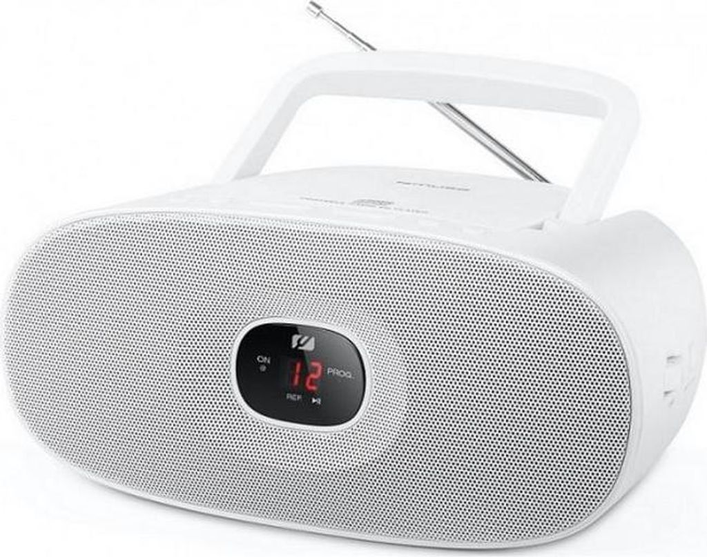 Tragbares cd-radio weiß - Muse md202rdw