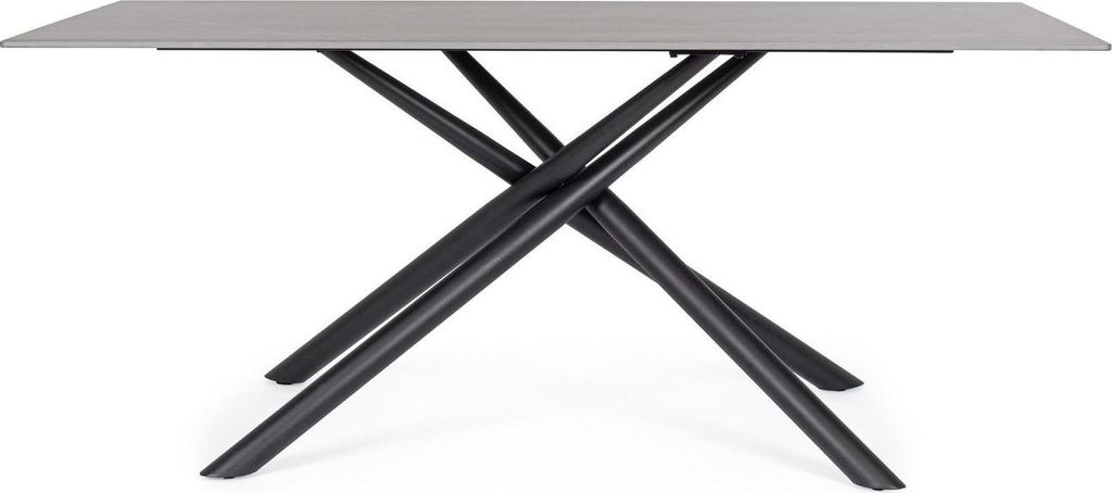 Tavolo Argita 180 x 90 x 76 cm acciaio gres porcellanato Immagine del prodotto 