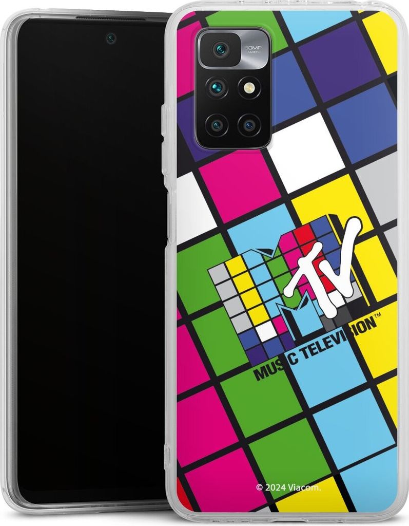 DeinDesign Handyhülle für Xiaomi Redmi 10 2022 Silikon Hülle Case Smartphone Schutzhülle Fanartikel Offizielles Lizenzprodukt MTV Music Telev...