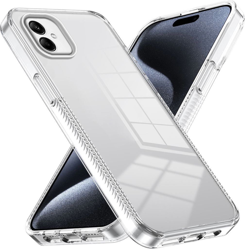 Hülle für Samsung Galaxy A05 Rutschfest Kristallklare Stoßfeste TPU Bumper Handyhülle Transparent