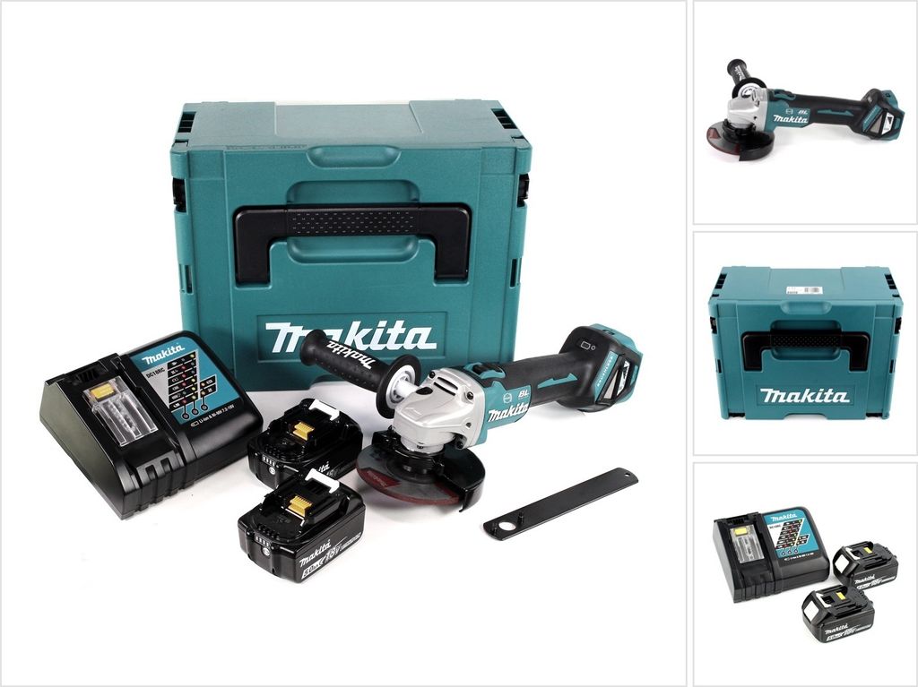 Makita DGA 513 RTJ akumulatorowa szlifierka kątowa 18V Zdjęcie produktu 