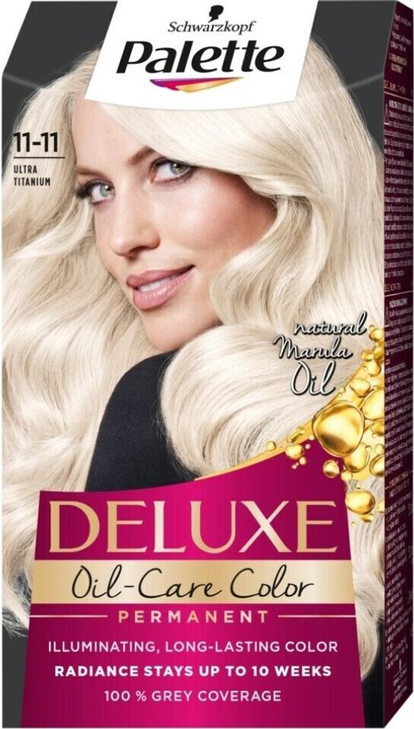 A box of hair dye with a model on the front.