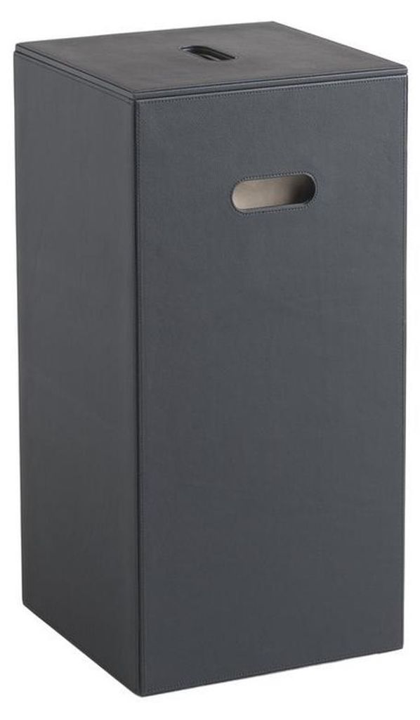 Gedy LUXURY Wäschekorb 30x61,8x30cm, Schwarz Produktbild 