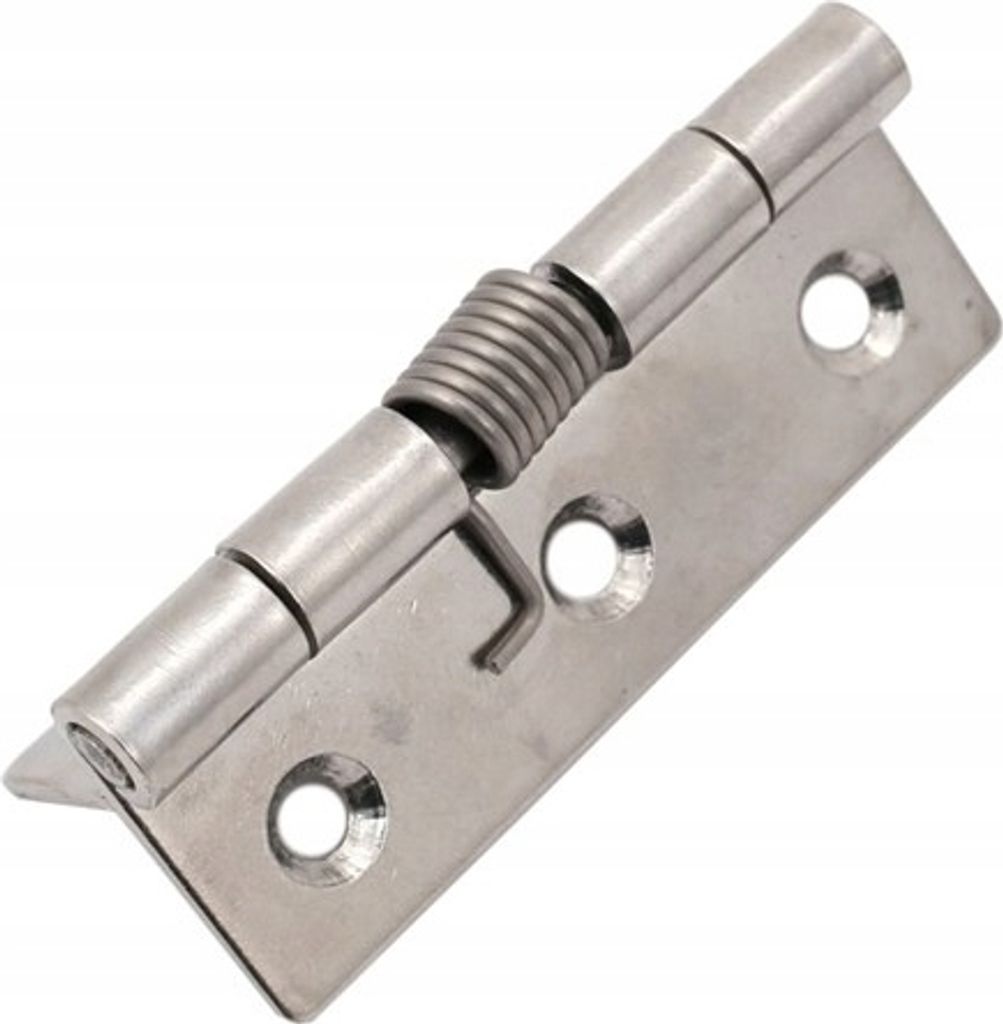 Scharnier Mit Feder 25 X 1,5 Mm Edelstahl Selbstschliessend