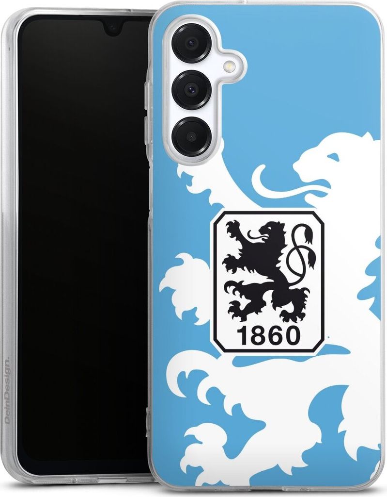 DeinDesign Handyhülle für Samsung Galaxy A16 5G Silikon Hülle Case Smartphone Schutzhülle Offizielles Lizenzprodukt TSV 1860 München Wappen