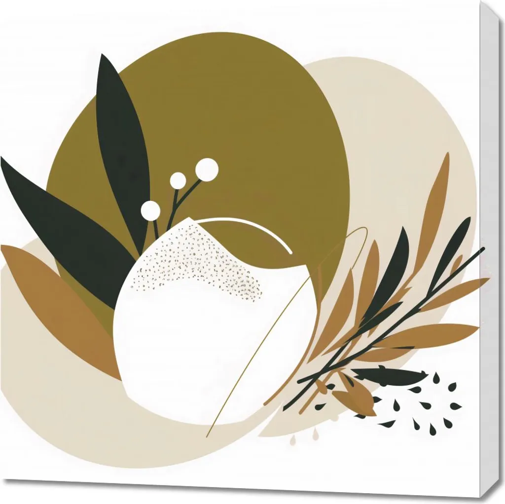 Regala il Quadro 70x70 Essenza Botanica - Decorazione Casa Elegante