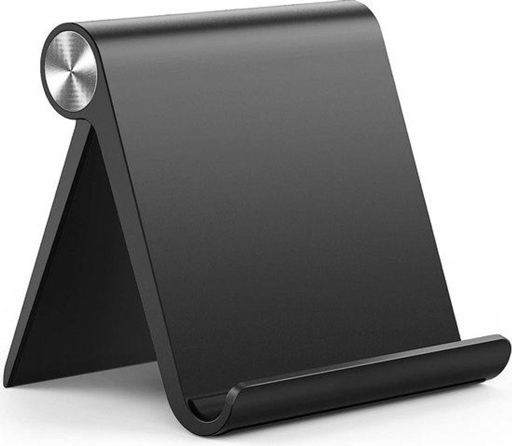 Verstelbare Hoek-Tischhalter für Tablet, Schwarz, für iPad, Galaxy Tab, Redmi Pad, Huawei MatePad, iPhone