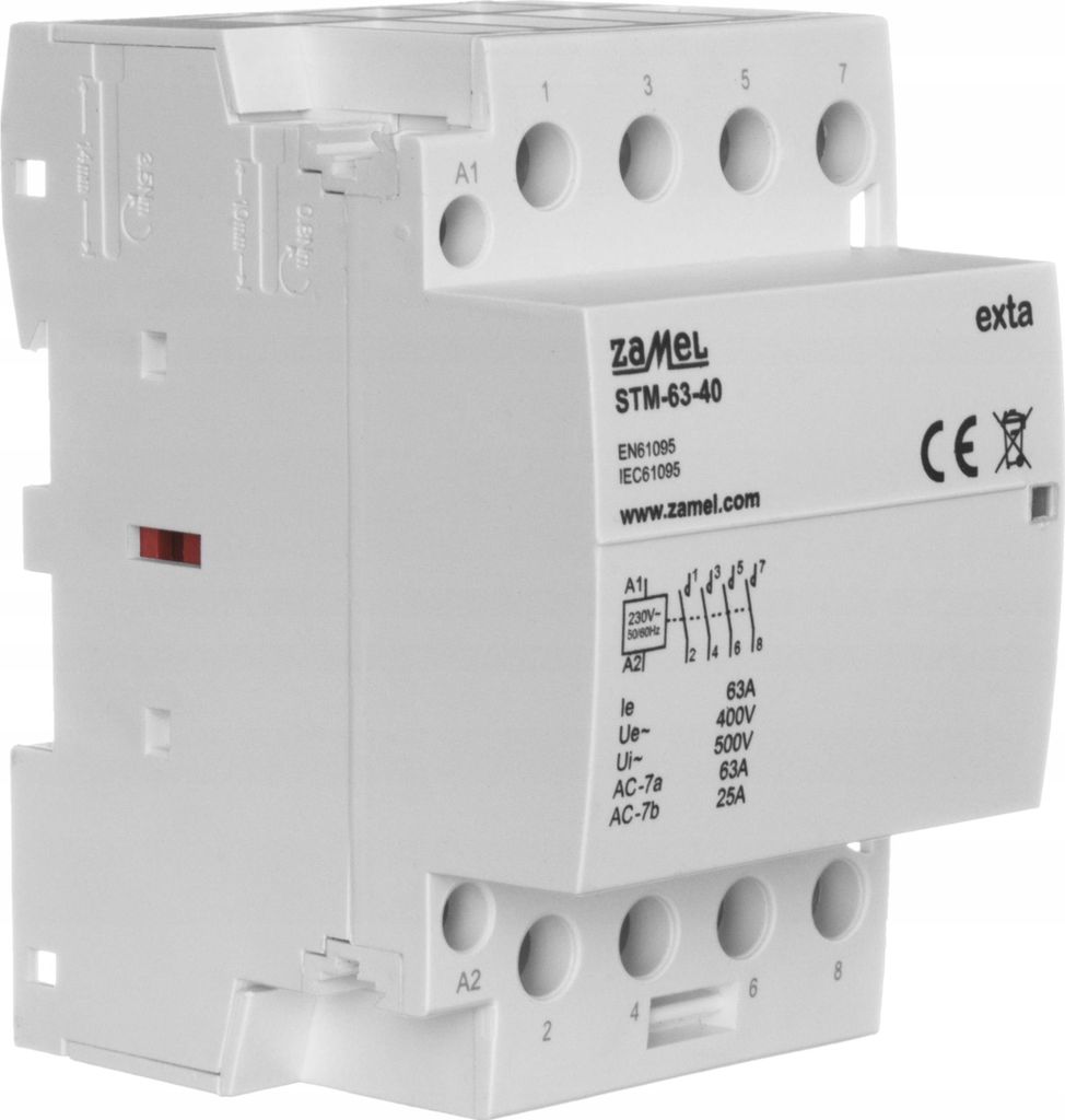 Modulares Schütz 24V 63A STM-63-40/24V 4NO EXTA Schütz 63a Relais