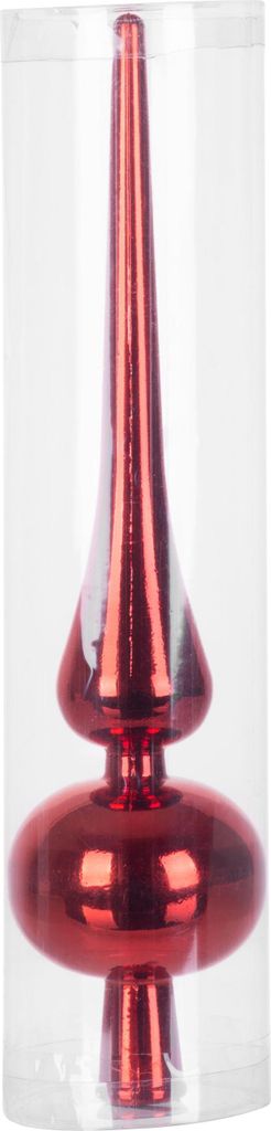 Dekoration Weihnachtsgipfel, rot, 25 cm