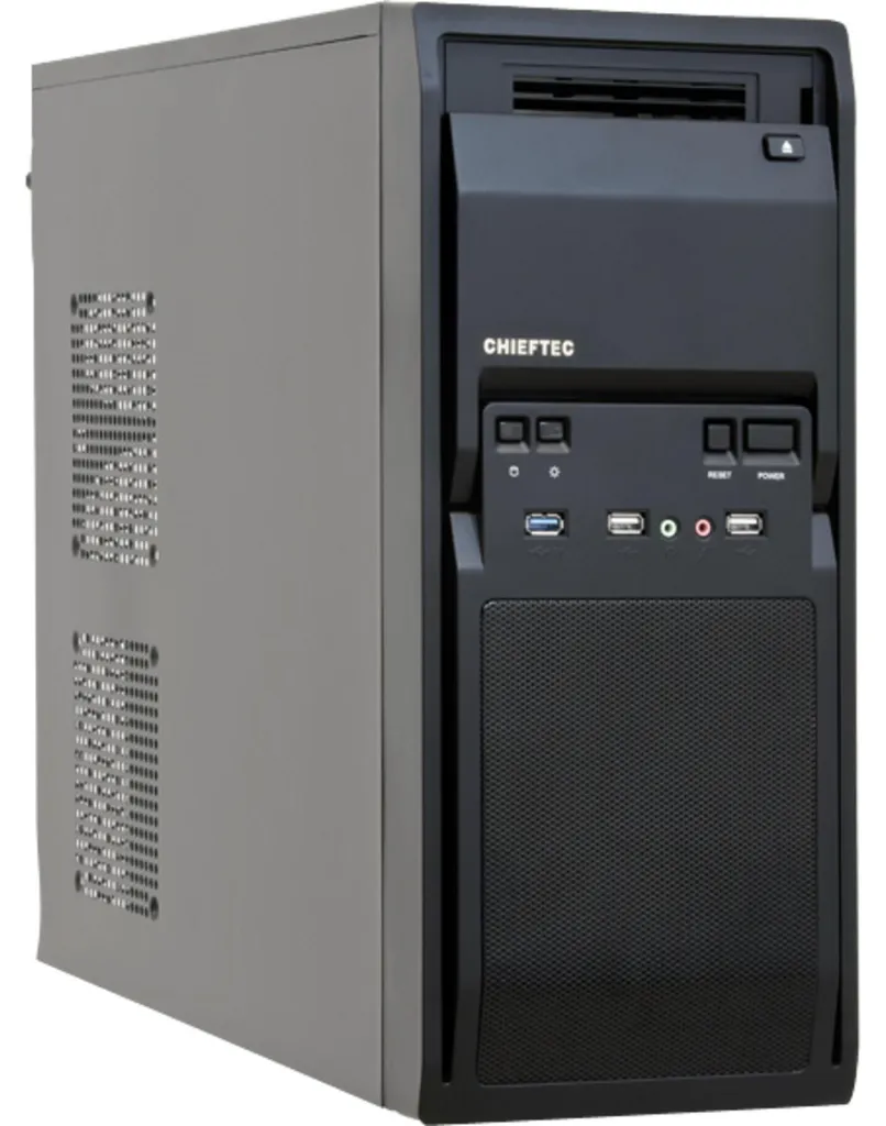 Chieftec LG-01B-OP Boîtier Tour ATX Ergonomique avec USB 3.0 Façade