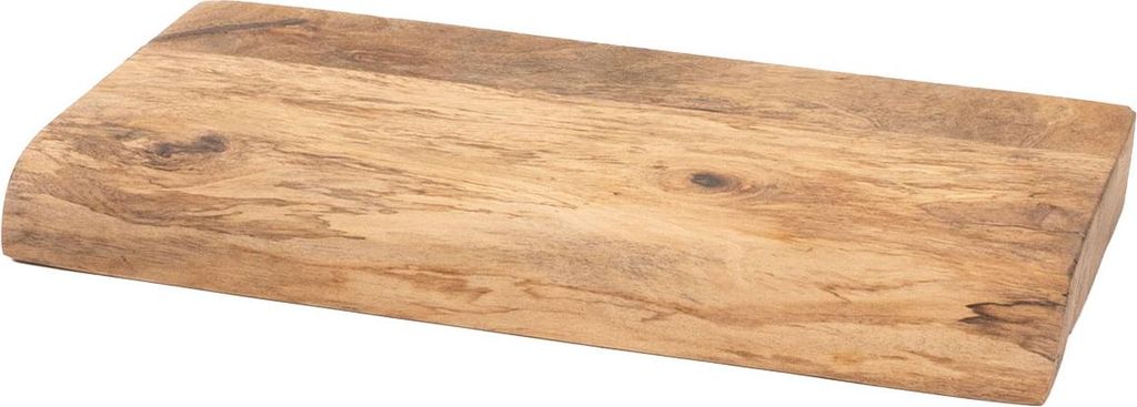 Wandregal aus reinem Mangoholz, 40 cm