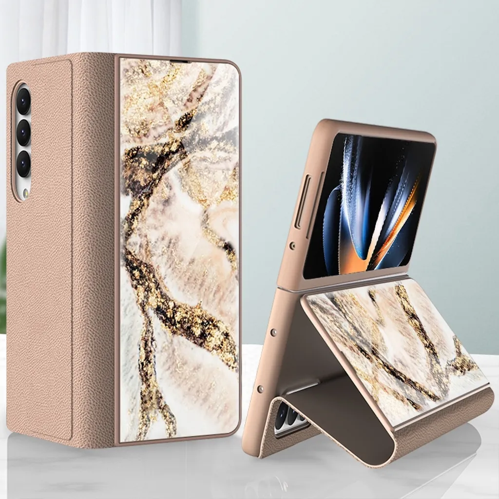 Per Samsung Galaxy Z Fold4 5G modello galvanico anti-caduta Custodia del telefono cellulare Custodia di copertura