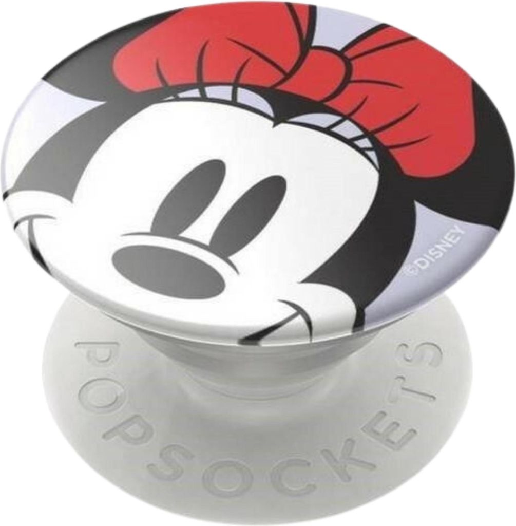 PopSockets PopGrip - Ausziehbarer Sockel und Griff für Smartphones und Tablets mit einem Austauschbarem Top - Peekaboo Minnie