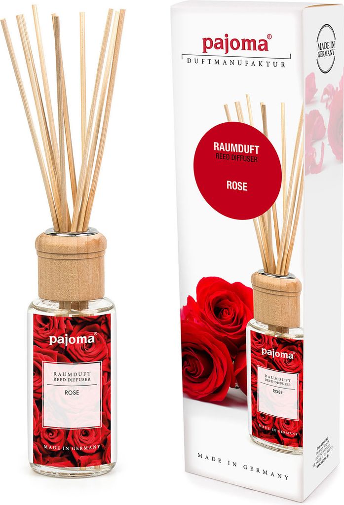 pajoma Raumduft 100 ml inkl. Duftstäbchen, Rose