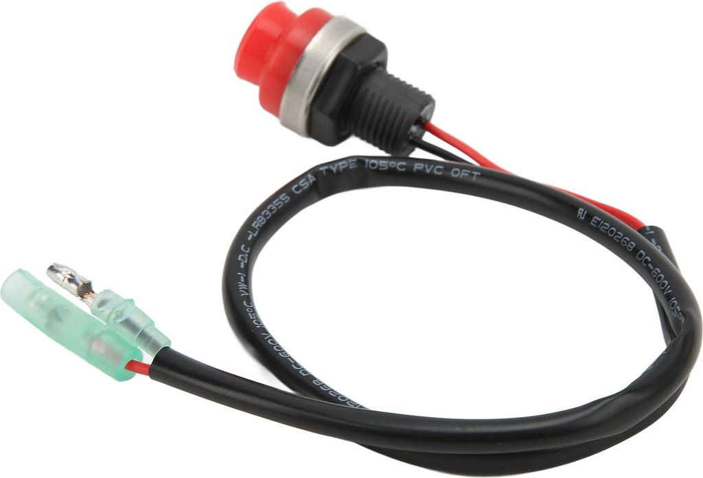 Boot Außenbordmotor Motor Start Stop Schalter 45cm Kabel Push Type Keyless Universal für Marinen Yachten
