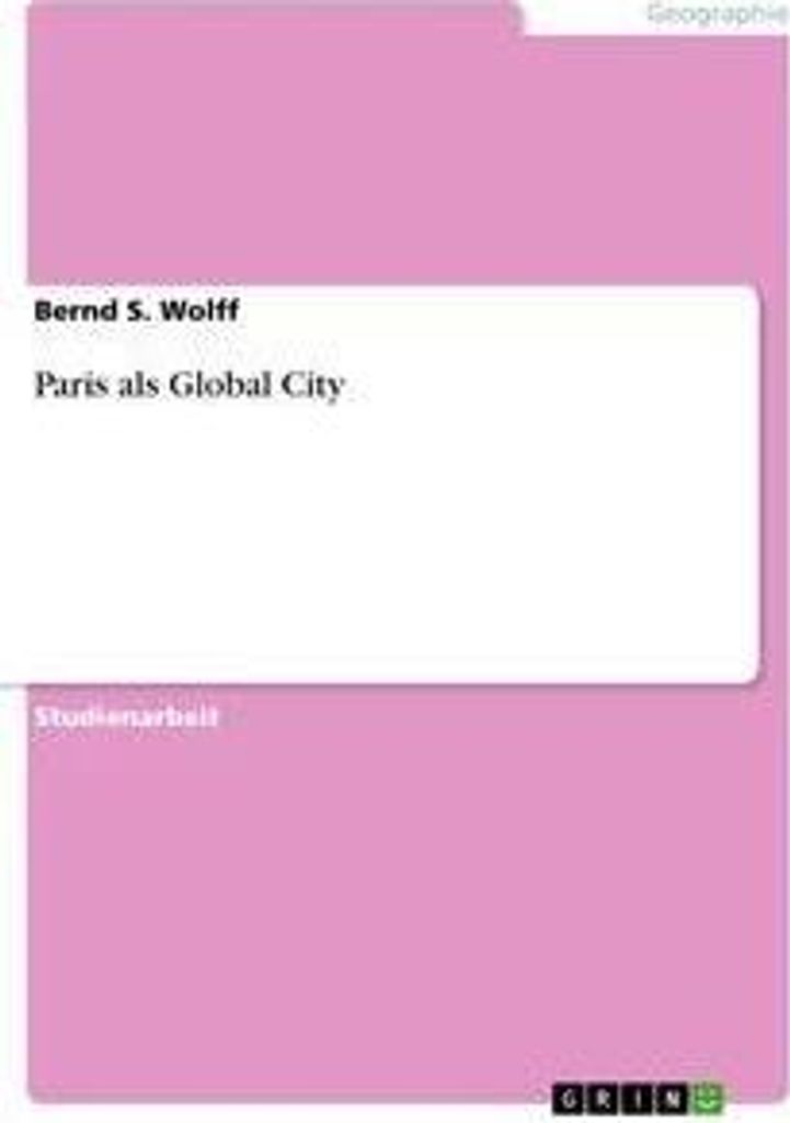 Paris als Global City