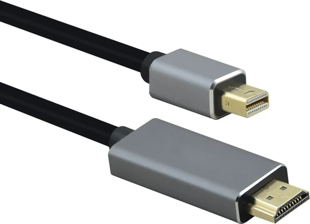 Cavo Premium Mini DP a HDMI 4K Helos | 3 Metri TPE per Mac e PC