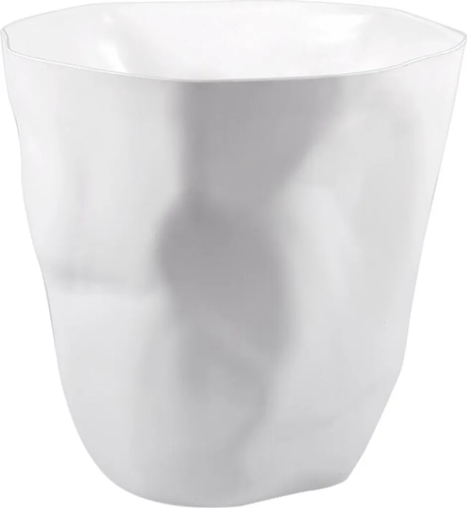 Cestino Ufficio Bianco Design Origami - QUVIO Pieghevole Chic