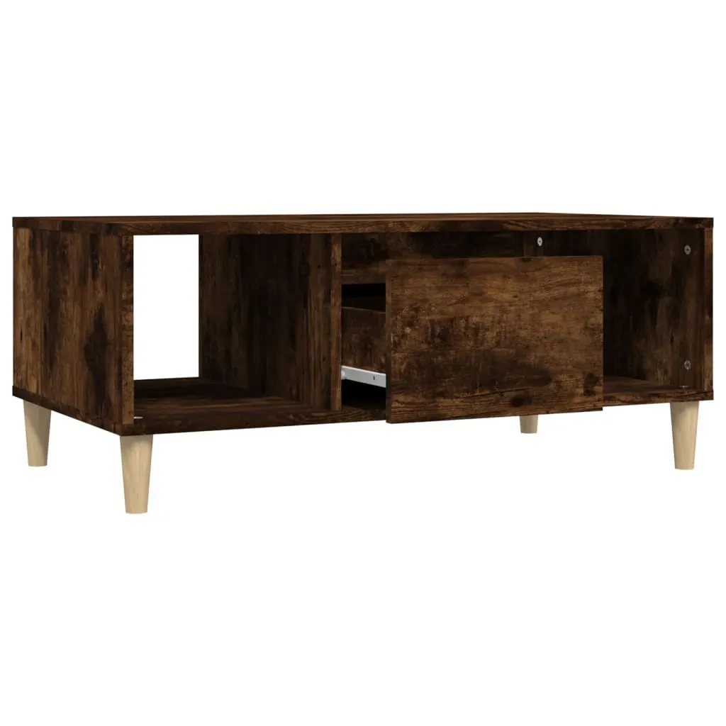 Tavolino Salotto Rovere Fumé 90x50 cm | Design Moderno e Robusto