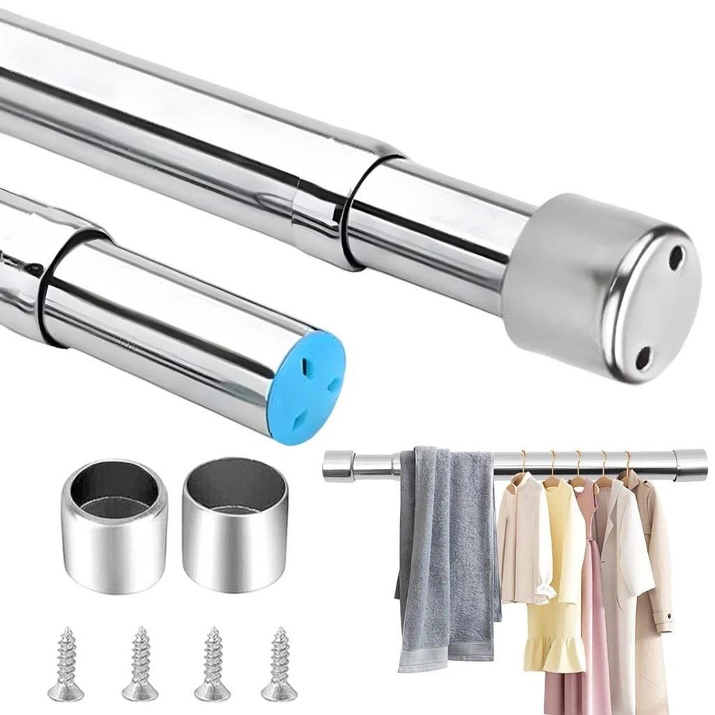 Tringle à vêtements réglable, tringle télescopique pour Image du produit 