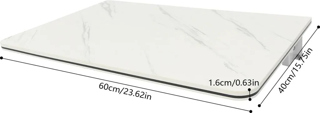 Table murale pliante gain de place - Solution pour petits salons et studios - 5