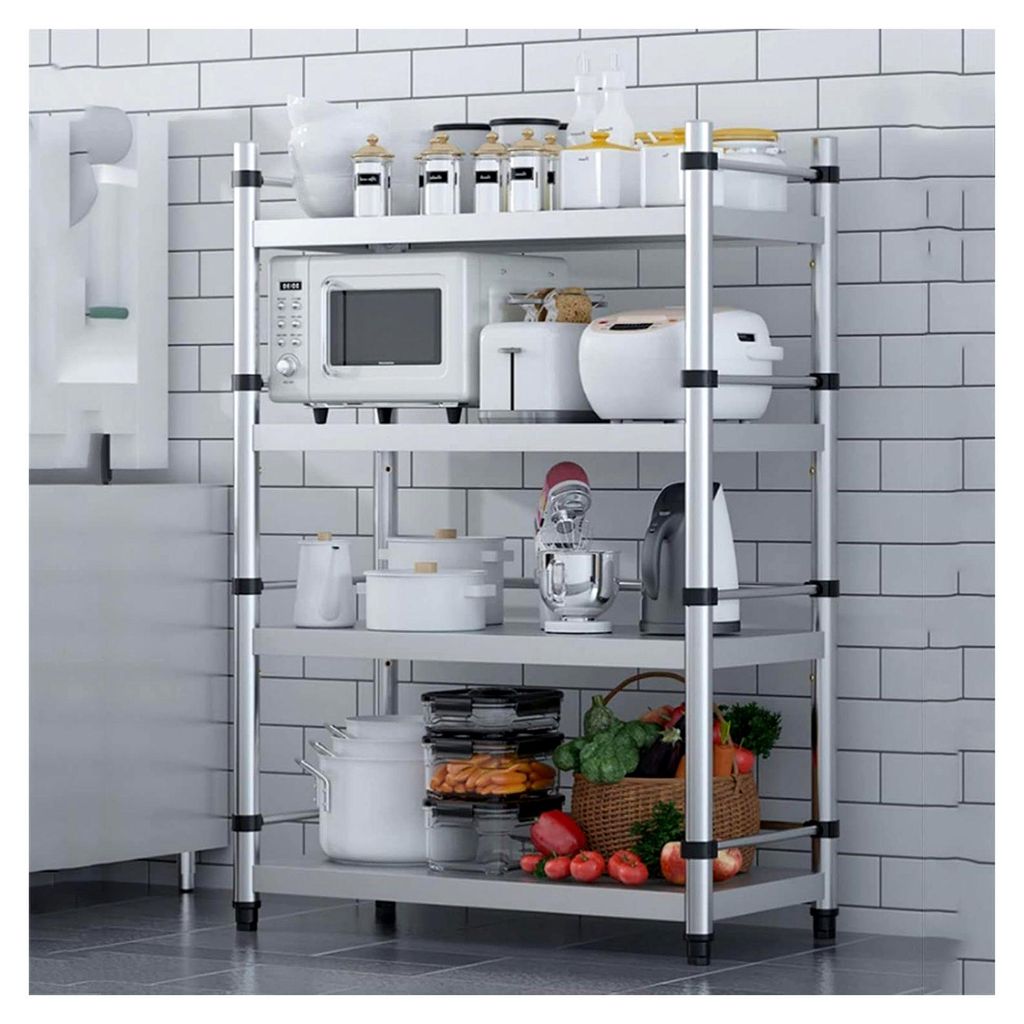 Multifunktionales Mikrowellen-Ofengestell – 70 cm Küchenregal, platzsparender Ständer und Aufbewahrungsorganizer für eine effiziente Küchenor...