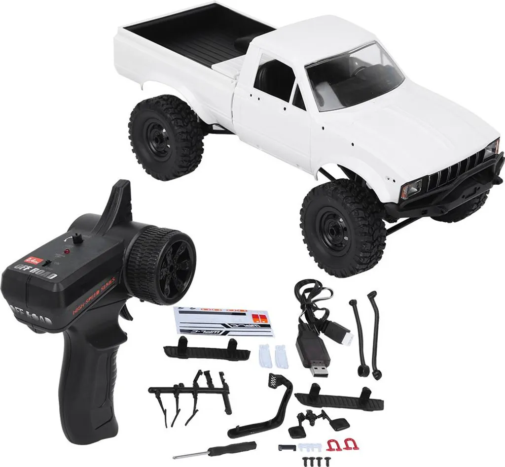Buggy RC 2.4G tout-terrain C24-1 avec kit complet d'accessoires de jeu