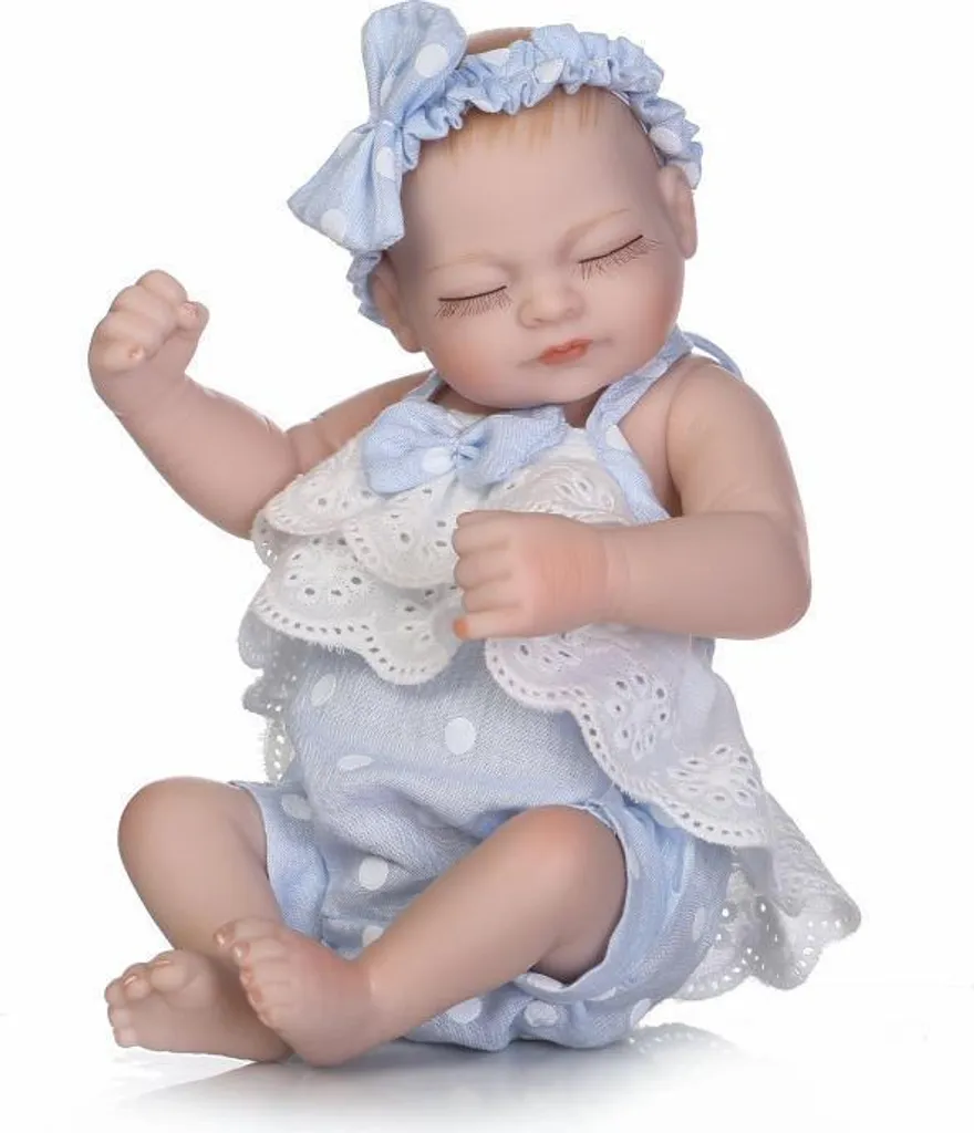Bébé Reborn Réaliste en Silicone Souple 26 cm de Collection Petit Garçon