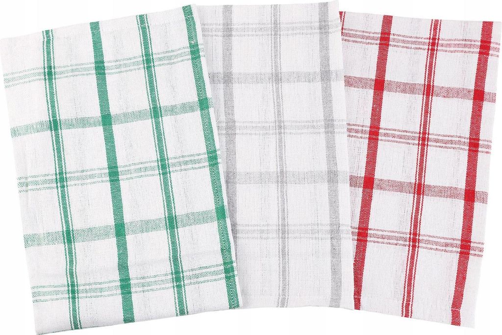 Moraj | Küchentuch Set - Karomuster - 3 Stück - 35x55 Cm - Hochwertige Baumwolle