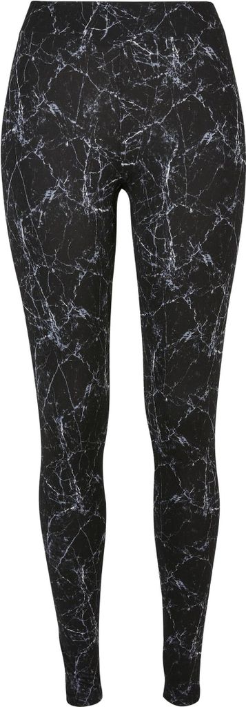 Urban Classics Leggings Damen Ladies Soft AOP Leggings schwarz XS