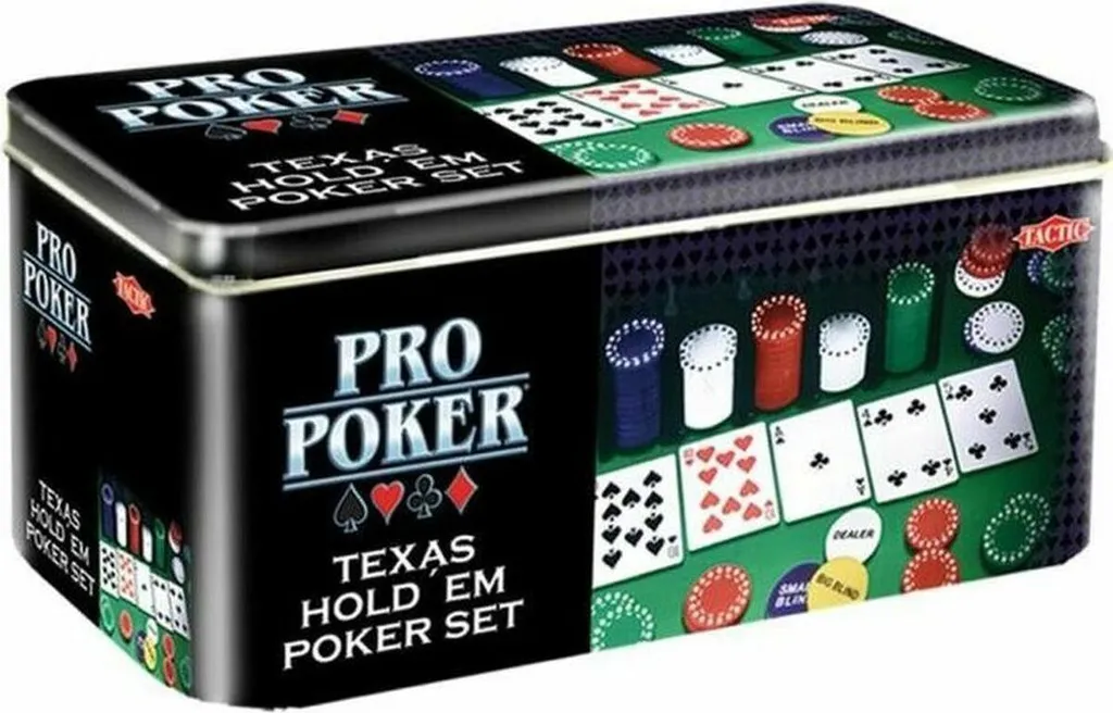 Kit de poker Tactic O3095 : Coffret de jeu complet avec jetons de qualité