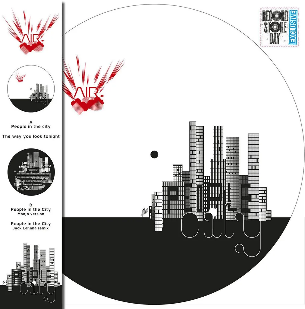 AIR People In The City Picture Disc Vinyle Rare pour Collectionneur