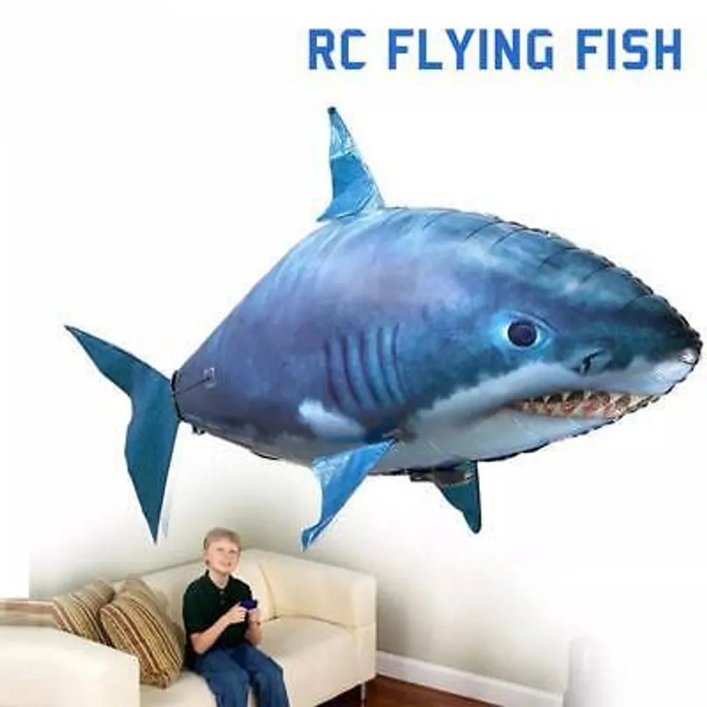 Requin Volant Télécommandé RC Shark - Poisson Volant Gonflable Hélium - 5