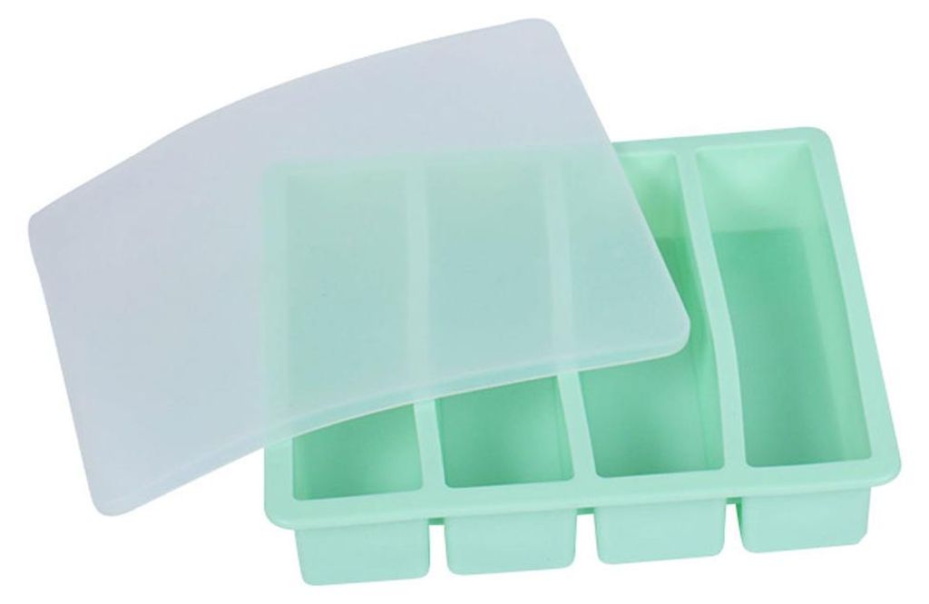 Eiswürfelform aus Silikagel mit abnehmbarem Deckel, wiederverwendbar, BPA-frei, geeignet für Bars und Haushalte, umweltfreundlich