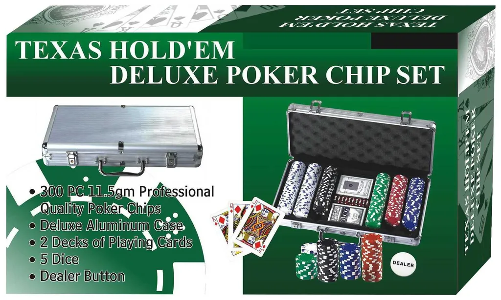 Mallette poker aluminium 300 jetons haute qualité avec accessoires - 2