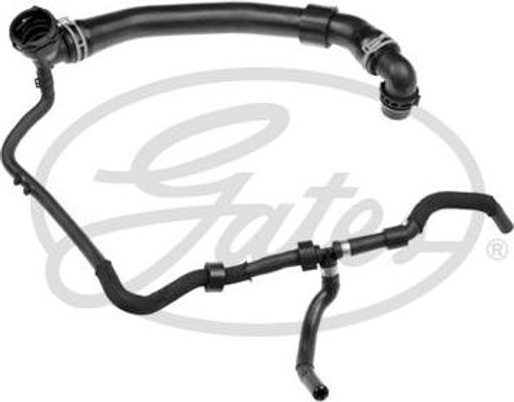 GATES 05-2864 Kühlerschlauch OE 5Q0122101CM kompatibel mit Passat 3BG, Passat Alltrack, Golf VII, Golf VI, Golf Sportsvan, Golf Alltrack, Arteon, ...