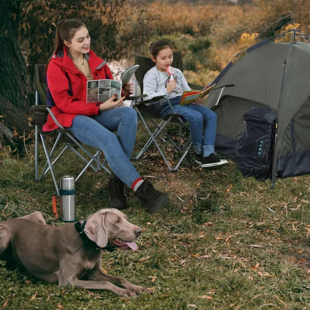 Chaise Pliante de Camping Légère et Résistante Rootz pour Bivouac